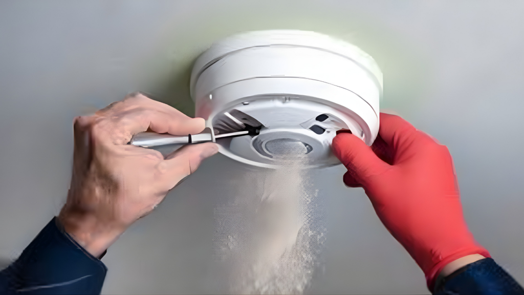 dust or debris in the smoke detector