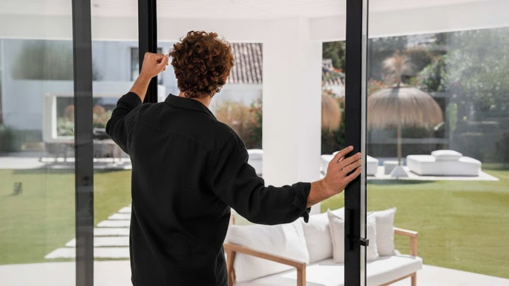 reinforce the sliding door glass