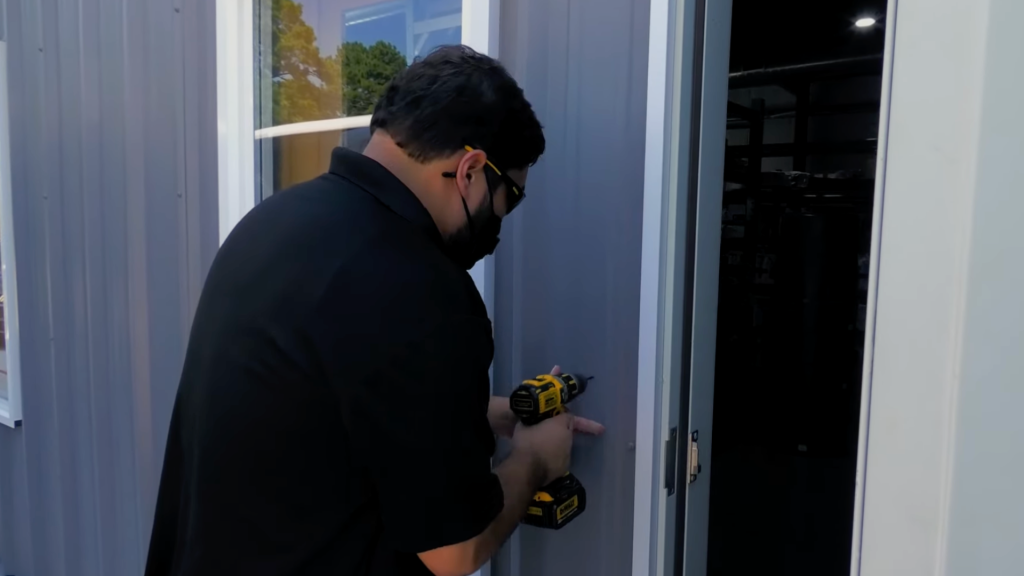 running and routing access control wiring