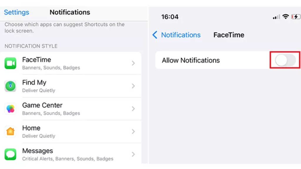 silence notifications without turning off the ringer