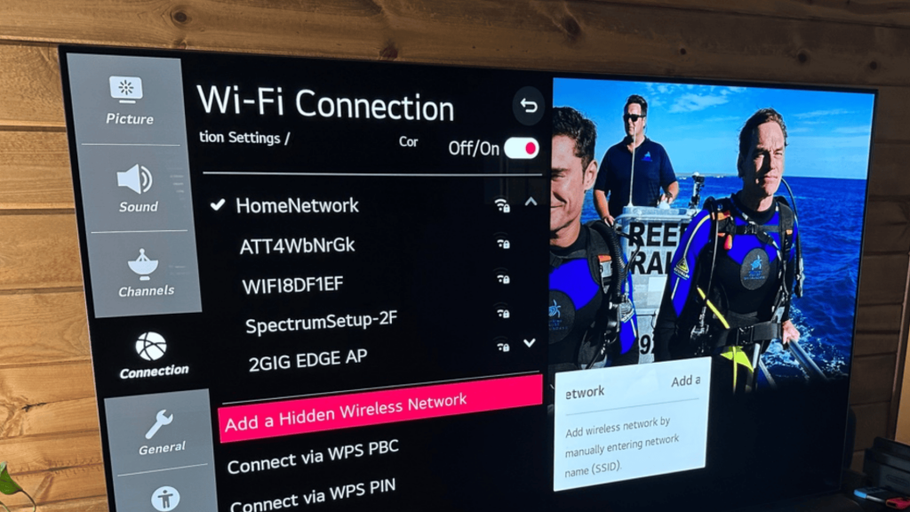 when the tv does not cause the wi fi problem