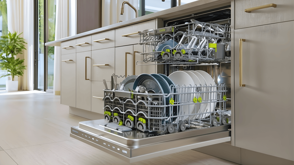 how spacious is a cove dishwasher from the inside