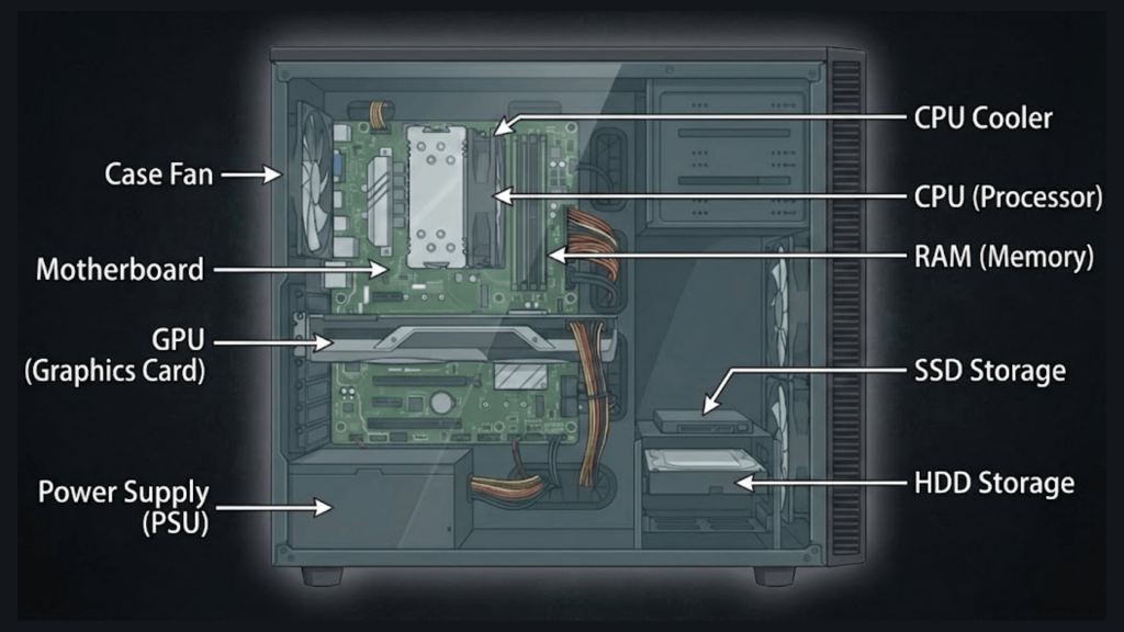 key components of inside your computer