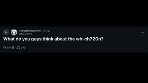 What Users Are Saying About the Sony WH CH720N