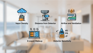 factors that influence whether vape sets off smoke alarms