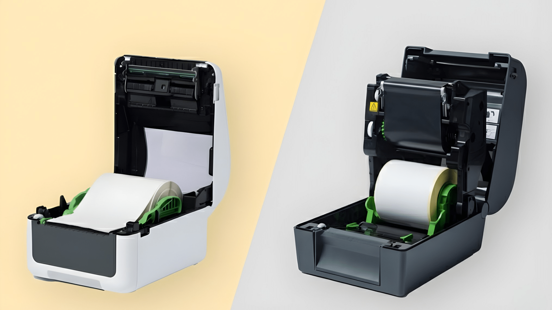 featured image direct thermal vs thermal transfer printing compared