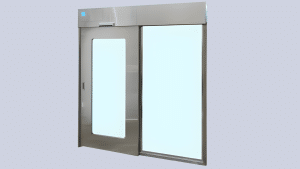 pre hung recessed automatic sliding door by terra universal home