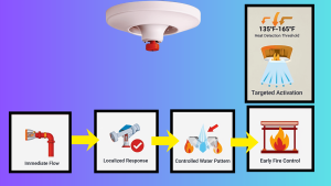 how do residential fire sprinkler systems work