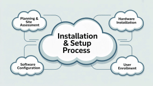 installation and setup process for card access control systems